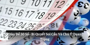 Dàn đề 30 số tại xin88